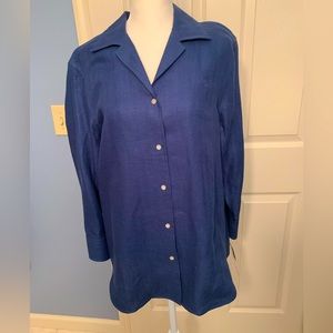 Ladies NWT Ralph Lauren Linen shirt size L